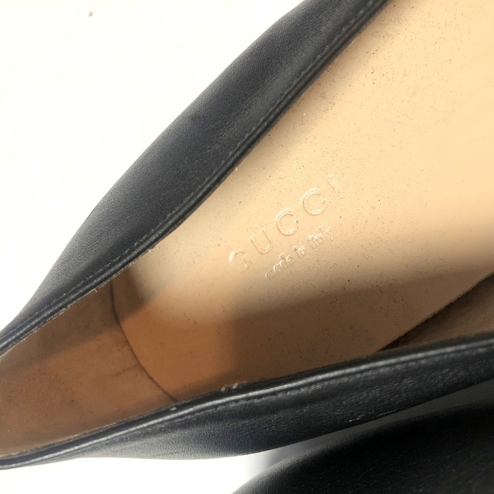 Gucci Women's 38.5 Black Miro Soft Ballerina Flats - Picture 4 of 7